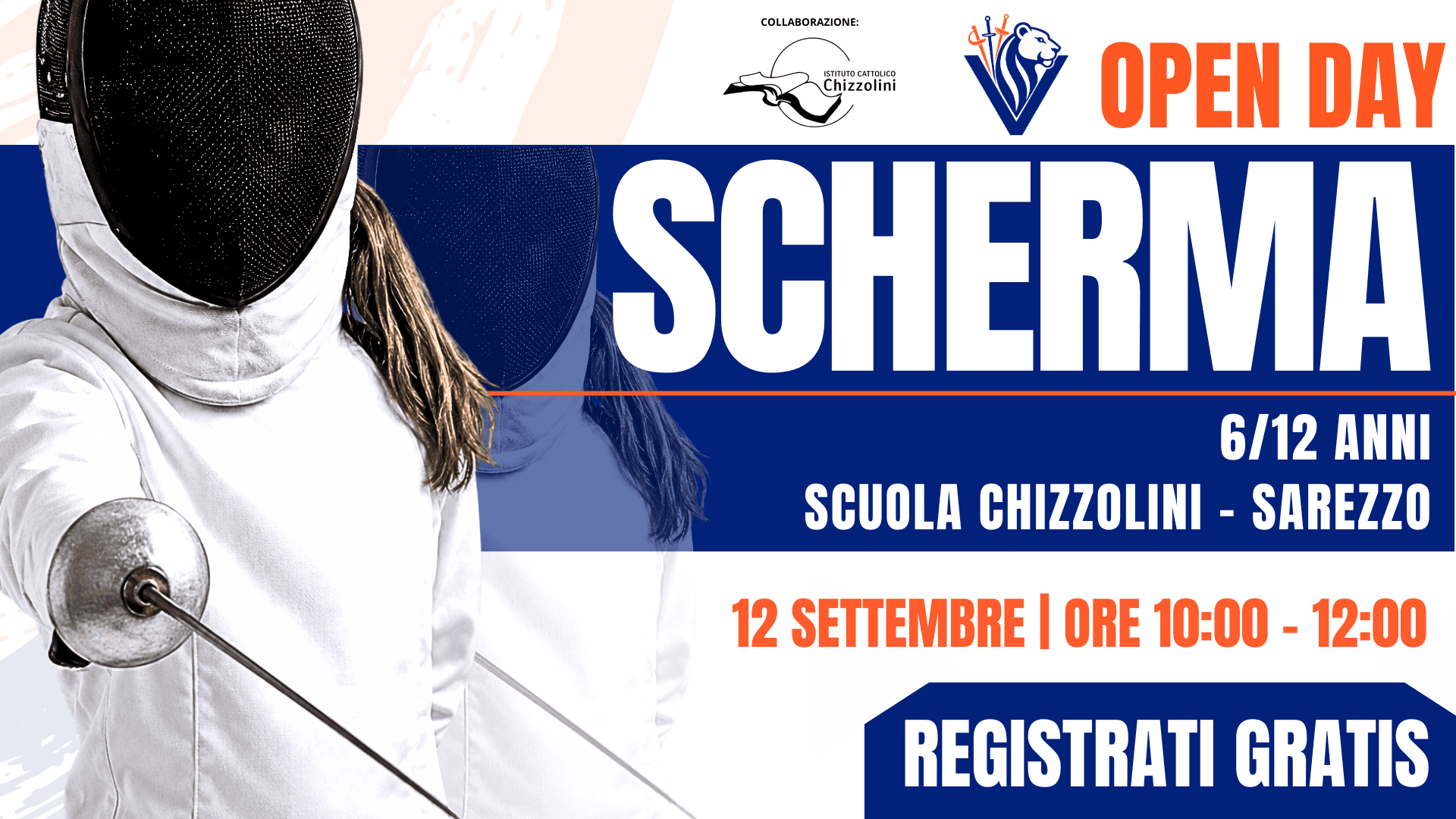 Scherma: Open Day Scuola Chizzolini Sarezzo