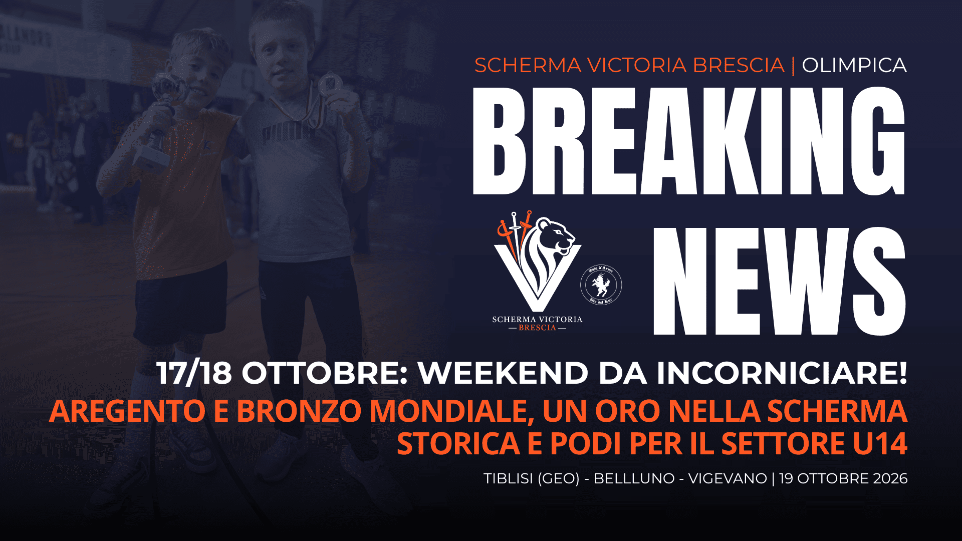 Risultati scherma ottobre 2026: due medaglie mondiali e un oro per SVB