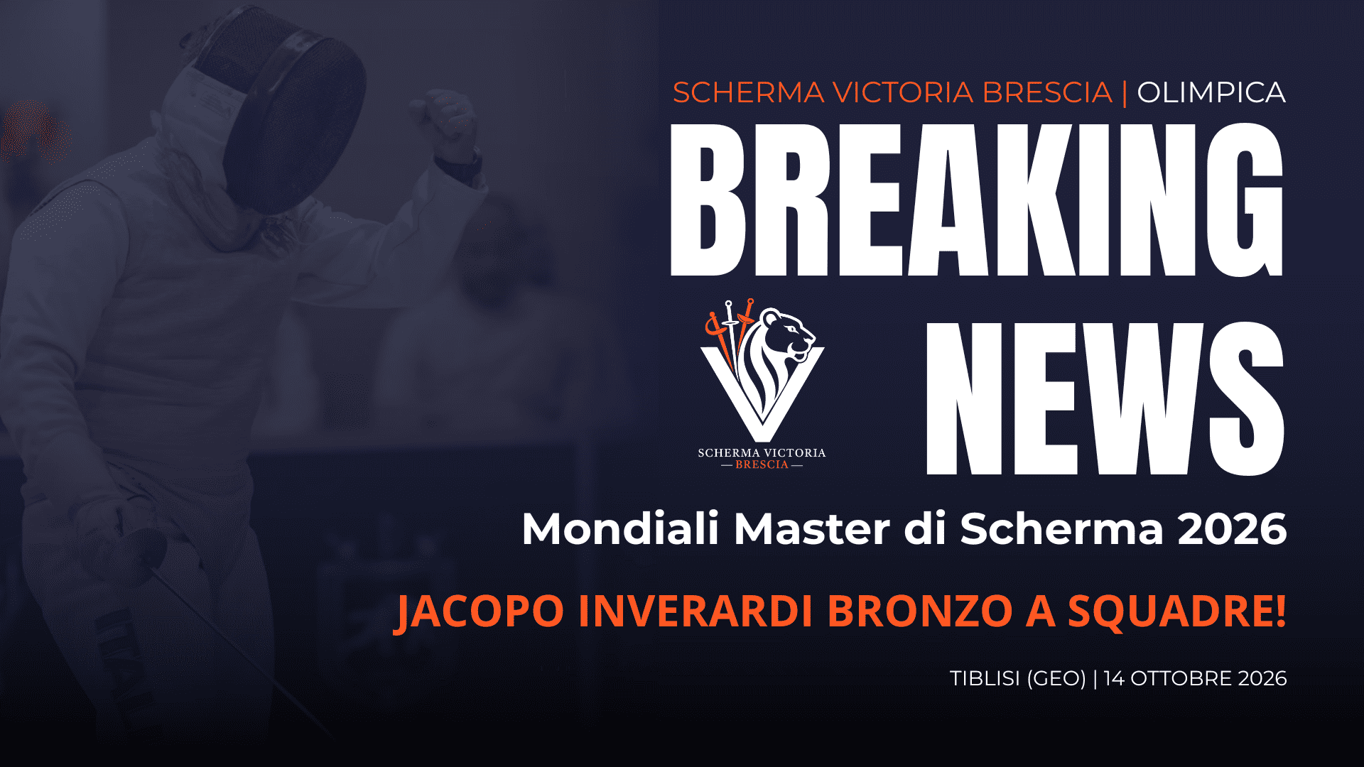 JACOPO INVERARDI È BRONZO MONDIALE A TBILISI